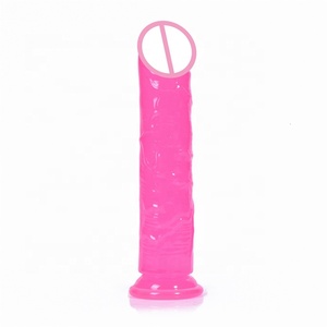 5 Sizes Hand-Free Play Flexible Silicone and TPE <strong>Dildo</strong> Vibrator Strong Suction Cup <strong>Strap</strong>-on - Product Image 1