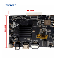 Service de conception de circuits imprimés Topleo, niveau PCBA, RK3588 NVR SOM, boîte Android, carte Rockchip RK3588, fabrication multicouche de circuits imprimés PCBA
