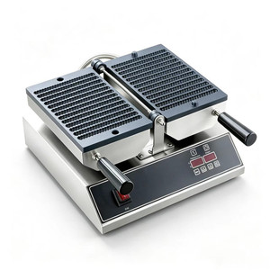 Machine à gaufres électrique professionnelle haute capacité en acier inoxydable - Product Image 4