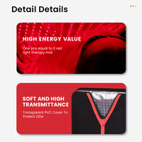 IDEATHERAPY Nouveau Design TLB2000-Y2 Sac de luminothérapie rouge intégrale avec contrôleur de couleur pour la maison et le yoga
