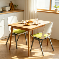 Chaise de réunion moderne en PP, robuste et durable, avec dossier creux, coussin en éponge souple, livraison rapide, pour espace de travail du personnel