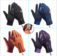 Gants d'hiver imperméables à écran tactile pour hommes et femmes, gants thermiques en acrylique à écran tactile pour l'hiver