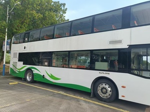 Coche usado 2 + 1 diseño autobuses de lujo autobús de dos pisos para África transporte largo ciudad turística autobús motor diésel - Product Image 3