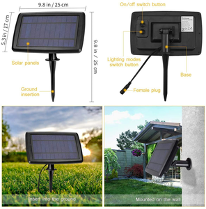 핫 세일 태양 S14 Sting 빛 야외 45ft 사용자 정의 비바람에 정원 led 문자열 조명 - Product Image 2