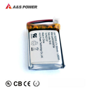 UL2054/KC/CB/UN38.<span class=keywords><strong>3</strong></span> certified 552035 lithium polymer rechargeable bettery <span class=keywords><strong>3</strong></span>,7 V 350 mAh with NTC - Product Image 5