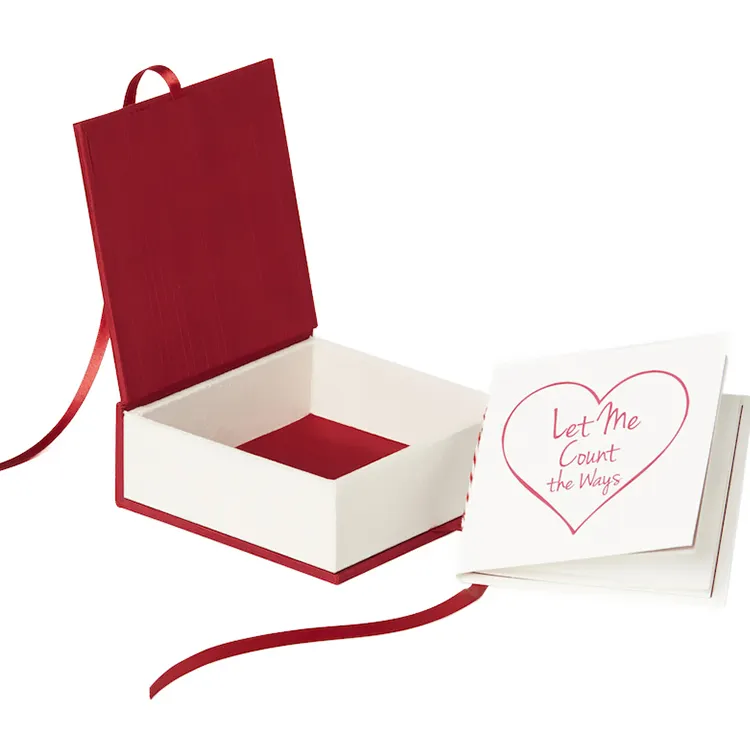 Cajas de cartón con estampado personalizado, Cajas de Regalo de San Valentín de lujo