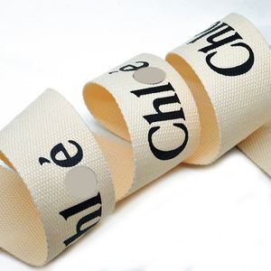 Cinta de Algodón con Logotipo Personalizado del Fabricante, Diseño de Doble Cara con Impresión Térmica, Elegante Diseño de Doble Cara - Product Image 1