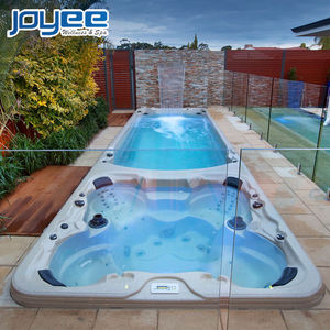 JOYEE Chine Vente en gros de spas de nage extérieurs de type <span class=keywords><strong>piscine</strong></span>, modèles encastrables au sol, grande taille, double zone, pour 6 à 8 personnes, avec fonction jacuzzi, parfait - Product Image 1