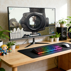 Moniteur de jeu 24 27 32 pouces 2K 4K écran incurvé 144Hz 240Hz <span class=keywords><strong>pour</strong></span> PC de bureau <span class=keywords><strong>gamer</strong></span> professionnel - Product Image 1