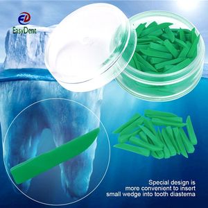 Denti monouso per denti Diastema incuneatura dentale strumento di riempimento 4 dimensioni materiale dentistico parti di fissaggio cunei parti - Product Image 4