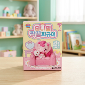 Figurine Samg Teenieping Mini, 6 types aléatoires, jouet de collection pour filles de 3 ans et plus, style dessin animé fantastique - Product Image 3