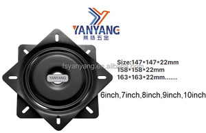 Yanyang Tafel Kogellager Draaiplaat 7Inch Vierkant Meubilair Scharnier Mechanisme Voor Draaistoel - Product Image 4