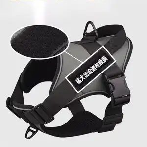 Burst Tactical Pet Chest Back Training Dog Chest Harness Sublimation Tough Step In No Pull Pet Dog Collar And Harness Set