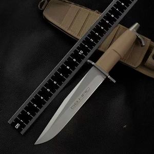 ER AMF DIY OEM Customized 9Cr18Mov Steel Multi-Functional Knife Kydex Sheath Rubber Handle Portable Belt <b>Clip</b> Camping 1 Year - Product Image 5