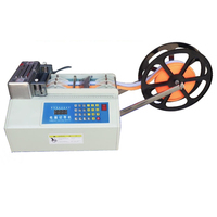 Machine de découpe automatique multifonctionnelle CNC PLC pour tissus, étiquettes, sangles en nylon et rubans, avec moteur à roulement