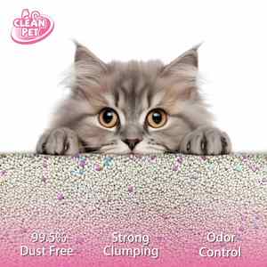 Factory Direct Sales Customized Scented Spherical Bentonite Cat Litter Sand - Product Image 1