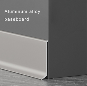 Bande de décoration architecturale vente directe d'usine 4cm de haut Style pâte en alliage d'aluminium garniture de sol <span class=keywords><strong>plinthe</strong></span> pour parc extérieur - Product Image 4