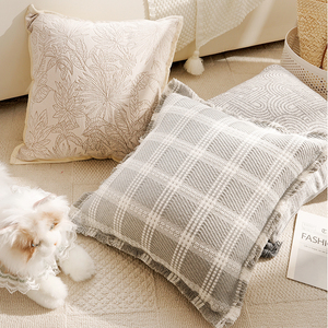 <span class=keywords><strong>Cuscini</strong></span> Decorativi Semplici <span class=keywords><strong>Grigi</strong></span> per Divano di Lusso, Cuscino per Soggiorno e Camera da Letto, Cuscino per Testiera del Letto Personalizzabile - Product Image 3