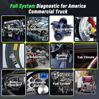 Escáner de Diagnóstico OBD2 de Alto Rendimiento con WiFi, Regeneración DPF y Ajuste de Velocidad para Cummins y Caterpillar HD200