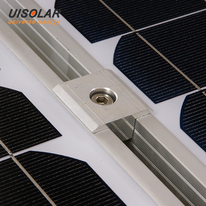 UISOLAR-Abrazaderas de montaje de panel solar de aluminio duraderas, 30mm, <span class=keywords><strong>Centro</strong></span> de panel solar medio y medio, abrazadera C, techo y soporte de montaje - Product Image 2