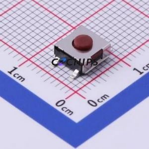 DTSMW-69N-V-T/R Tactile Switch SMD,6.2x6.3mm Switch Single Pole Single Throw Round Button Vertical Mount 6.2mm - Product Image 1