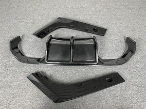 V phong cách sợi carbon khuếch tán phía sau cho <span class=keywords><strong>BMW</strong></span> M3 F80 <span class=keywords><strong>M4</strong></span> F82 F83 phía sau Bumper Lip Splitter - Product Image 4