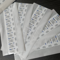 Etiquetas impermeables Etiquetas para botellas de vidrio Etiquetas para productos de péptidos Adhesivo de alta resistencia Etiquetas con esquinas redondeadas Etiquetas rectangulares
