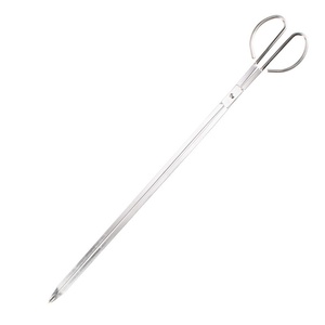 Nouvelles pinces en acier inoxydable pour usage domestique et extérieur, pince à sacs poubelle, pince longue pour charbon de bois, charbon de bois de style ancien, et pince à charbon pour poêle à bois - Product Image 5