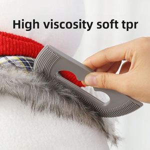 Wholesale Self Cleaning New Hair Remover Pet Suction Dog Hair Soft Rubber Brush <b>Cat</b> Hair Scraper Adhesive - Product Image 3