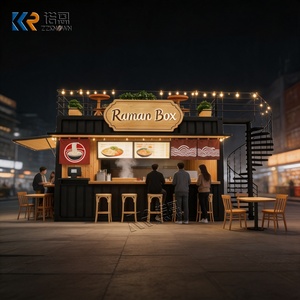 Chiosco Container per Food Court sul Tetto a Due Piani, Ristorante Personalizzato, Cucina Commerciale, Caffè, Bar, Negozio all'Aperto - Product Image 1