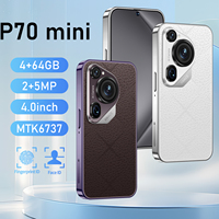 Teléfono Inteligente P70 Mini Original, Nuevo, en Oferta, de 4.0 Pulgadas, Doble SIM, Pantalla HD, Precio de Fábrica al por Mayor para Estudiantes