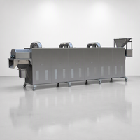 Nieuwe commerciële snackvoedsel extruder machine automatische snackproductielijn hoge efficiëntie roestvrijstalen extruder fabrikant