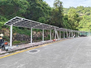 Cochera de Aluminio de Una Sola Pendiente <span class=keywords><strong>para</strong></span> Exteriores, Refugio Especial <span class=keywords><strong>para</strong></span> Bicicletas Eléctricas, Motocicletas y Bicicletas, Resistente a la Lluvia y al Sol - Product Image 3