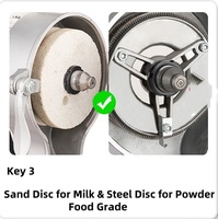 FONFAR FF-G150N tout nouveau ménage industriel humide et sec lait de soja Machine tofu amande broyeur/Simple moulin broyeur à vendre