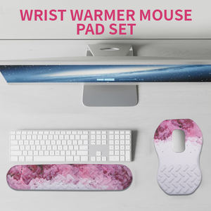 ชุดแผ่นรองเมาส์เล่นเกมคีย์บอร์ดระบบคลาวด์แบบกำหนดเองได้แผ่นรองเมาส์ความเร็วกันลื่นสำหรับออฟฟิศ - Product Image 2