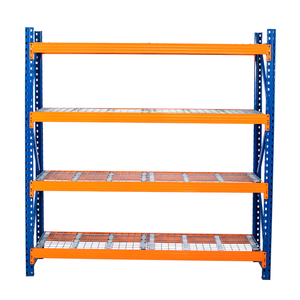 Weight Pallet Roof Durable 5layers Made Span With Metal Steel <strong>Shelf</strong> Easy Assemble Slotted <strong>Angle</strong> Shelving Bolt <strong>Stacking</strong> <strong>Shelves</strong>