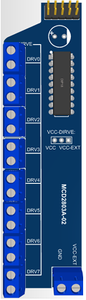Module de pilote de moteur pas à pas 8 canaux ULN2803A 5V, carte de circuit à transistors Darlington, pilote de relais pour Arduino Raspberry Pi DIY - Product Image 2