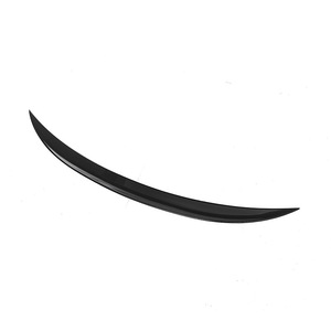 Bmw F22 Rear Spoiler Glossy <b>Black</b> Carbon Texture Abs <b>Wing</b> Shaped Trunk Mounted - Product Image 3