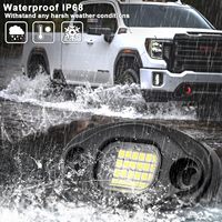 Luces LED para Camiones y Vehículos Todoterreno, Impermeables IP68, Aluminio Aeronáutico, Luz Blanca Pura de 6000K, Ajuste Universal para RV, UTV