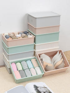 Vente en gros rangement à domicile sous-vêtements <span class=keywords><strong>soutien</strong></span>-<span class=keywords><strong>gorge</strong></span> chaussettes boîte organisateurs d'armoire - Product Image 6