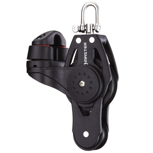 ลูกรอกล้อเดี่ยว/แบบหมุนได้/แบบมีห่วง/แบบมีคลิป ขนาดล้อ 57 มม. ขนาดสาย 10 มม. สำหรับเรือใบ อุปกรณ์ทางทะเล รุ่น BB-0521F - Product Image 2