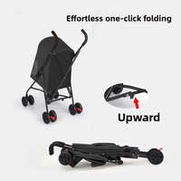 Poussette pliable légère en métal pour animaux de compagnie (chats et chiens) transfrontalière