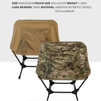 Fauteuil lune rectangulaire léger en aluminium pliable portable avec dossier pour la pêche, l'extérieur, la plage et l'hôpital - Vente en gros