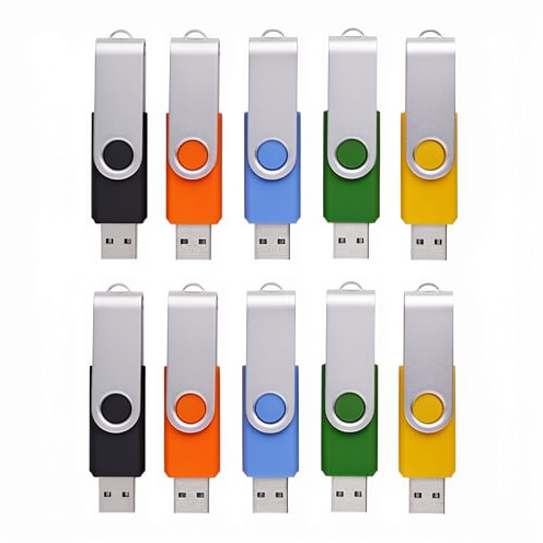 8GB USB 2.0 Shockproof Practical Yellow Green Black Blue Orange Silver Metal USB Flash Drive