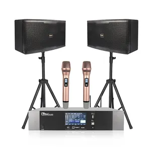 Karaoke set professional speaker audio sound full set karaoke system for entertainment