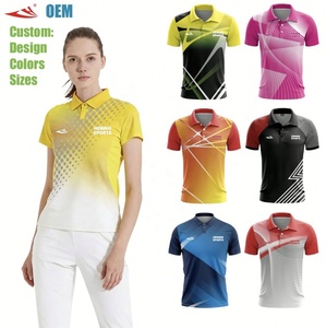 Camiseta Polo Tipo Playera, Vestidos de Golf para Niñas, Camisetas Polo de Tenis Personalizadas para Mujer, Ropa Deportiva de Poliéster de Alta Calidad - Product Image 1