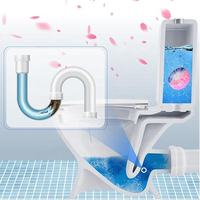 Parfum de rose désodorisant Offre Spéciale tablette de nettoyage de cuvette de toilette 50g A Pc 300 fois comprimés de nettoyage de bulles de toilette