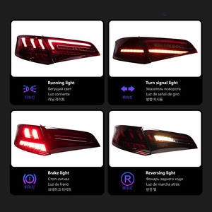 Nouveau <span class=keywords><strong>feu</strong></span> arrière LED LKS <span class=keywords><strong>de</strong></span> haute qualité pour <span class=keywords><strong>Audi</strong></span> <span class=keywords><strong>A3</strong></span> Sportback 2013-2019, clignotant dynamique, <span class=keywords><strong>feu</strong></span> stop arrière, marche arrière, 6000K, 6000 lumens - Product Image 2
