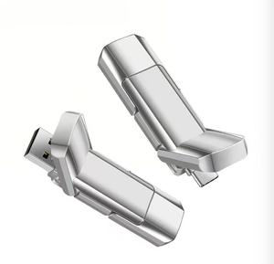 उच्च गुणवत्ता 1TB ओग धातु पेड़राइव टाइप सी + यूएसबी इंटरफ़ेस 128 जीबी 256 जीबी 512 जीबी यूएसबी 3.2 मेमोरी स्टिक कस्टम लोगो दोहरी यूएसबी फ्लैश - Product Image 1