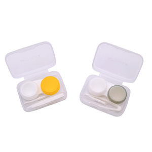 빨간 귀여운 당근 콘택트 렌즈 박스 렌즈 케이스 - Product Image 2